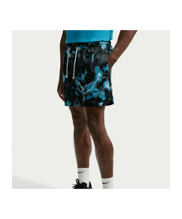 Nike Standard Issue Dri-FIT 5" Mesh Basketball Pantaloncini Blu C418 - blu