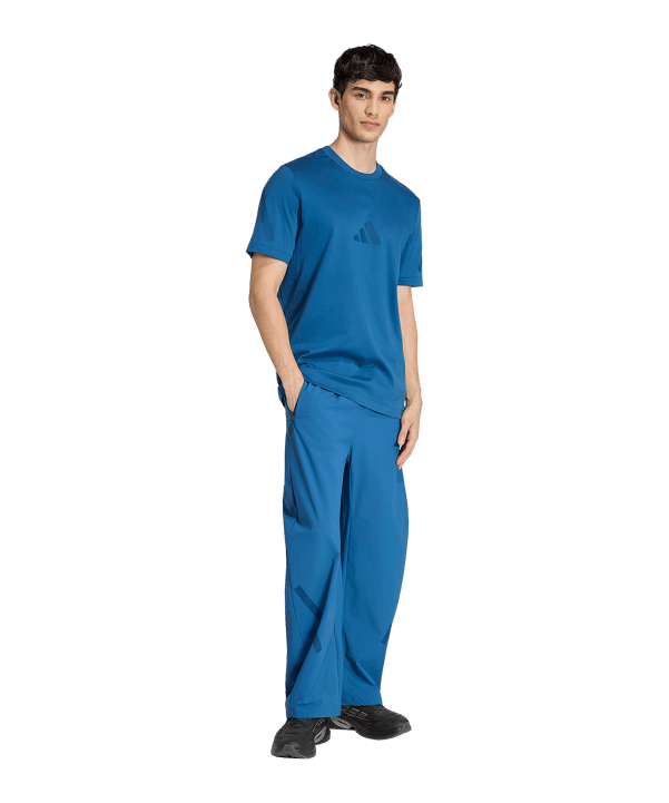 adidas Z.N.E T-Shirt Blau - blau