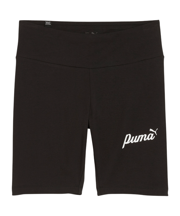 PUMA Essentials Script 7in Short damen Schwarz F01 - schwarz