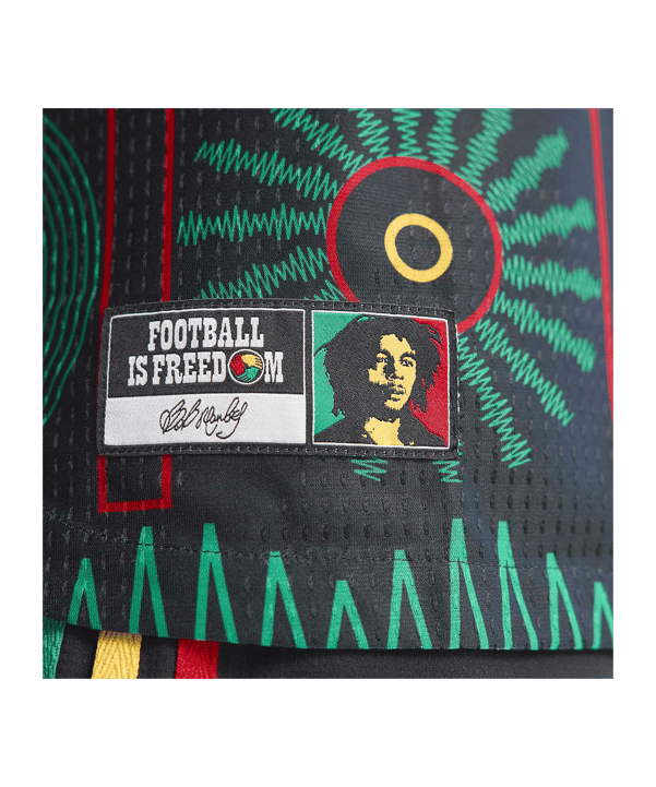adidas JFF Jamaika Authentic Trikot Away WM 2026 Schwarz - schwarz