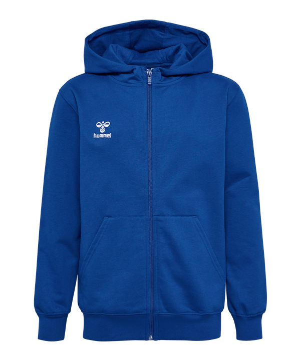 Hummel GO 2.0 Kapuzenjacke Kids Blau F7045 - blau