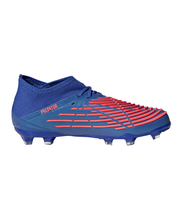adidas Predator EDGE.1 FG Sapphire Edge J Kids Blau Rot - blau
