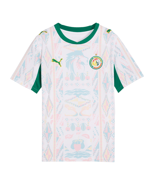 PUMA FSF Senegal Maglietta Home CM 2026 Kids Bianco C01 - bianco