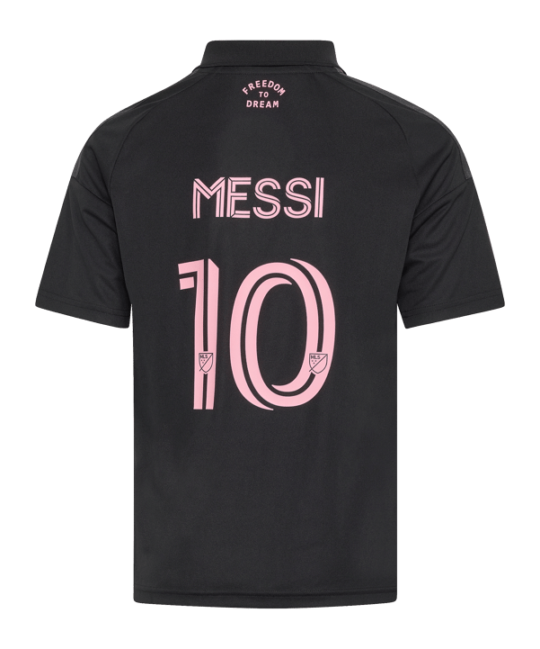 adidas Inter Miami Messi Trikot Away 2026/2027 Kids Schwarz - schwarz
