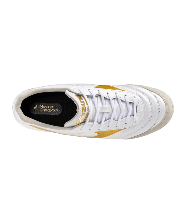 Mizuno Morelia Sala Elite TF Bright Gold Weiß F50 - weiss