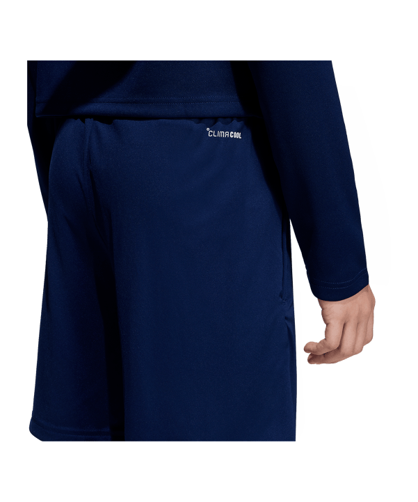 adidas Entrada 26 Short Kids Dunkelblau - weiss
