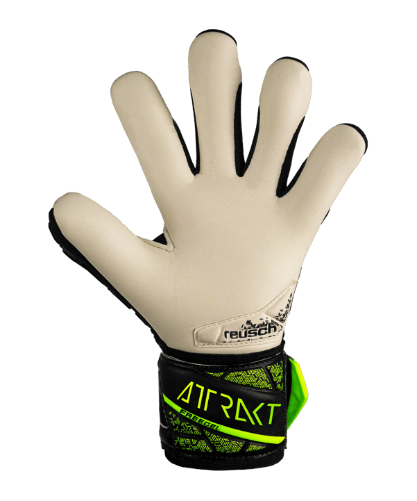 Reusch Attrakt Freegel Gold Finger Support TW-Handschuhe Night Spark 2024 Kids F7752 - schwarz