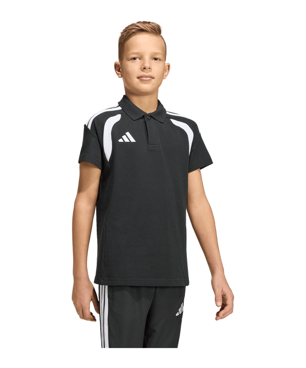 adidas Tiro 26 League Polo Kids Schwarz - schwarz