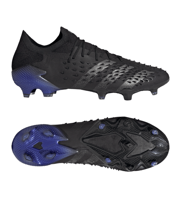 adidas Predator FREAK.1 L FG Escapelight Schwarz Blau - schwarz