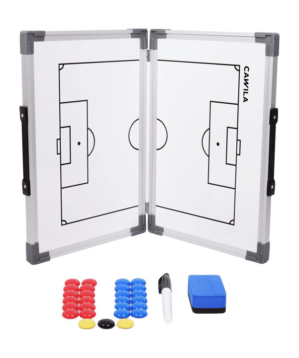 Cawila Taktiktafel Fussball klappbar | 45 x 60cmWeiss - weiss