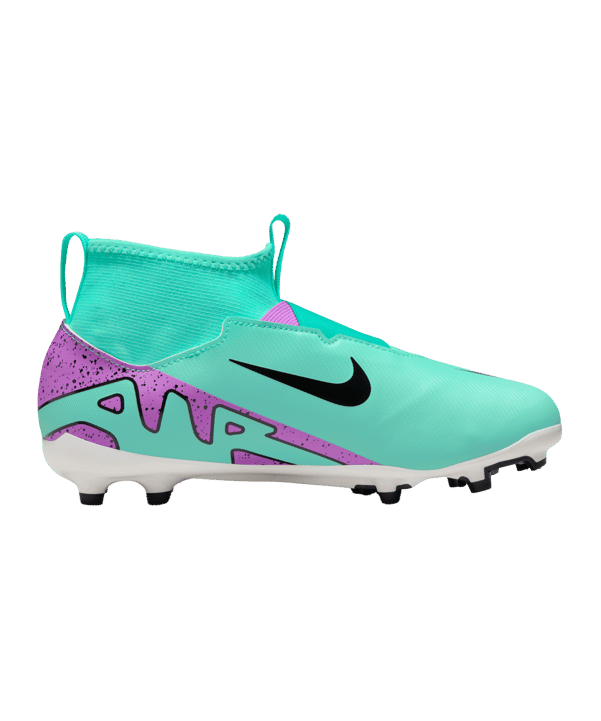 Nike Jr Air Zoom Mercurial Superfly IX Academy FG/MG Peak Ready Kids Grün Pink Schwarz F300 - gruen