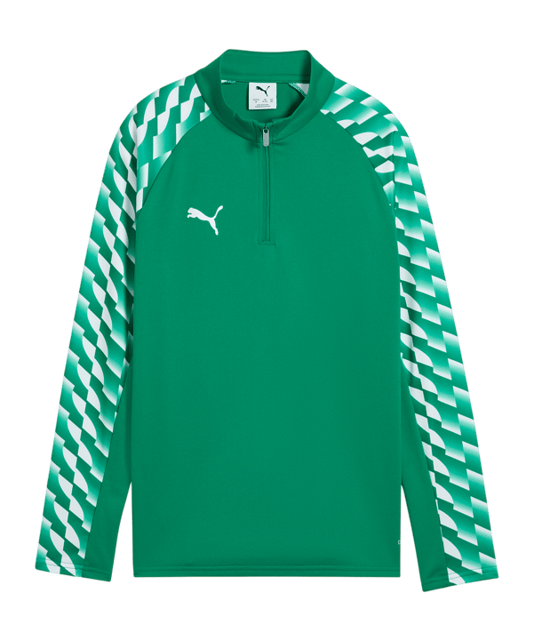 PUMA teamLIGA26 Training 1/4 Zip Top Kids Grün F05 - gruen