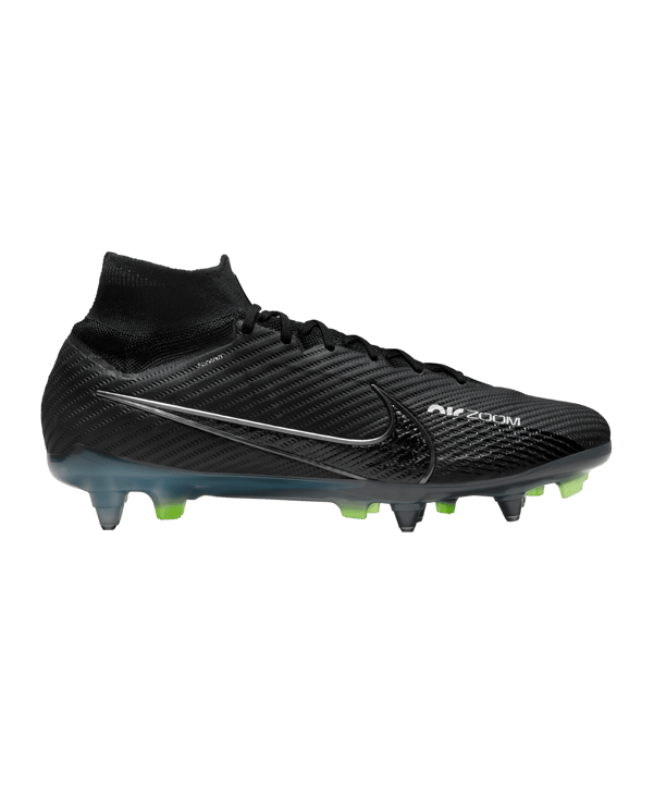 Nike Air Zoom Mercurial Superfly IX Shadow Elite SG-Pro AC Schwarz Grau F001 - schwarz
