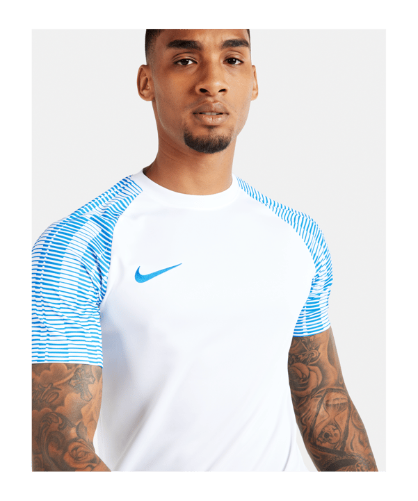 Nike Academy Trikot Weiss Blau F102 - weiss