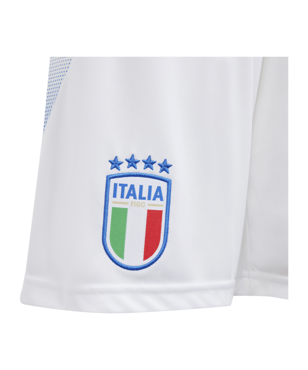 adidas Italien Short Home EM 2024 Kids Weiss - weiss