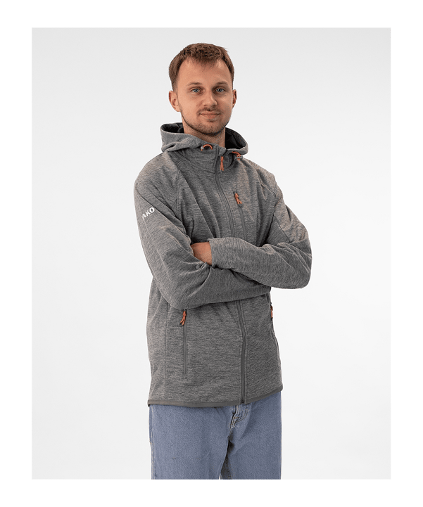 JAKO Softshelljacke Light Grau F40 - grau