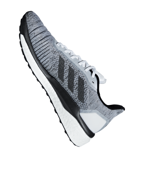 adidas Solar Drive Running Weiss Grau - weiss