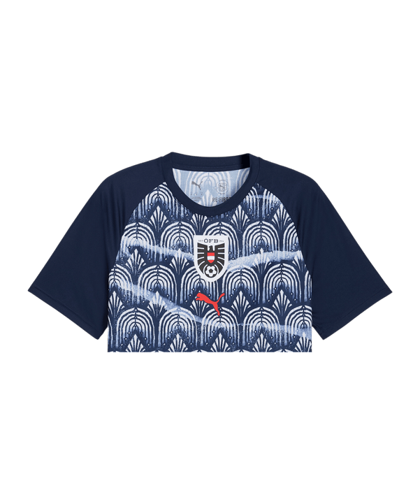 PUMA ÖFB Österreich Prematch T-Shirt WM 2026 Blau F12 - blau