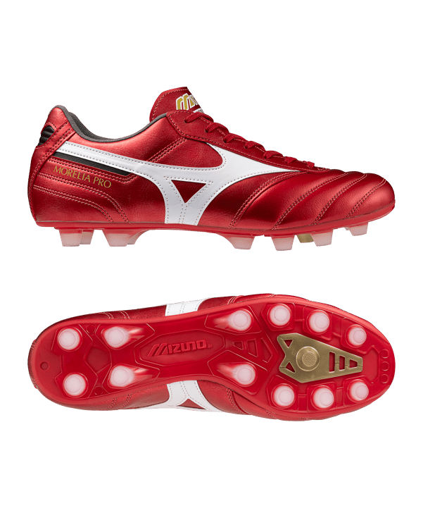 Mizuno Morelia II Pro FG Ruby Red 40th Anniversary Rot F60 - rot