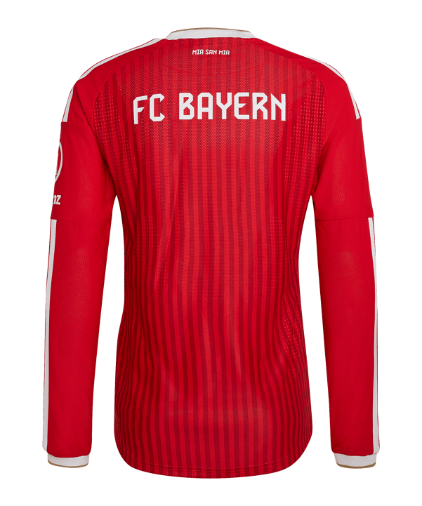 adidas FC Bayern München Authentic Trikot Langarm Home 2026/2027 Rot - rot