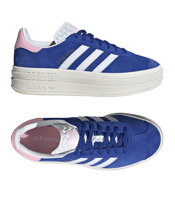 adidas Originals Gazelle Bold Damen Blau Rosa - rosa