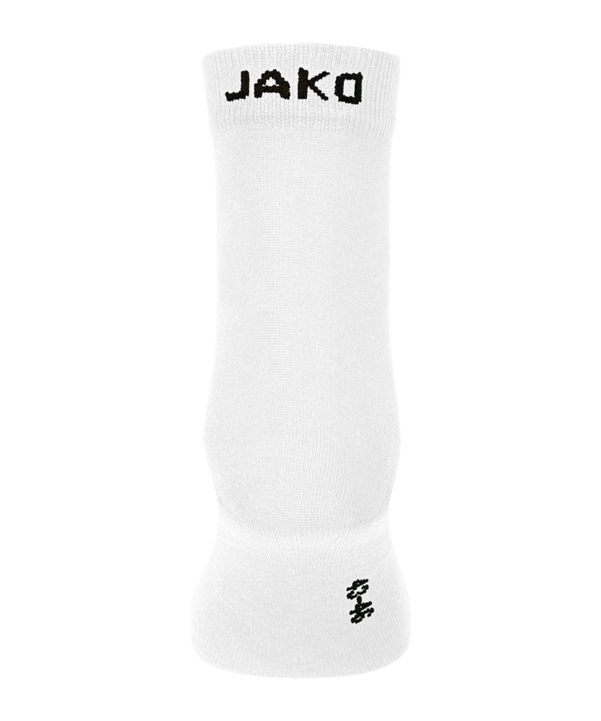 JAKO Freizeitsocken kurz 3er Pack Weiss F00 - weiss