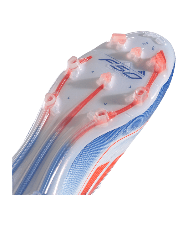 adidas F50 Elite FG Advancement Weiss Rot - weiss
