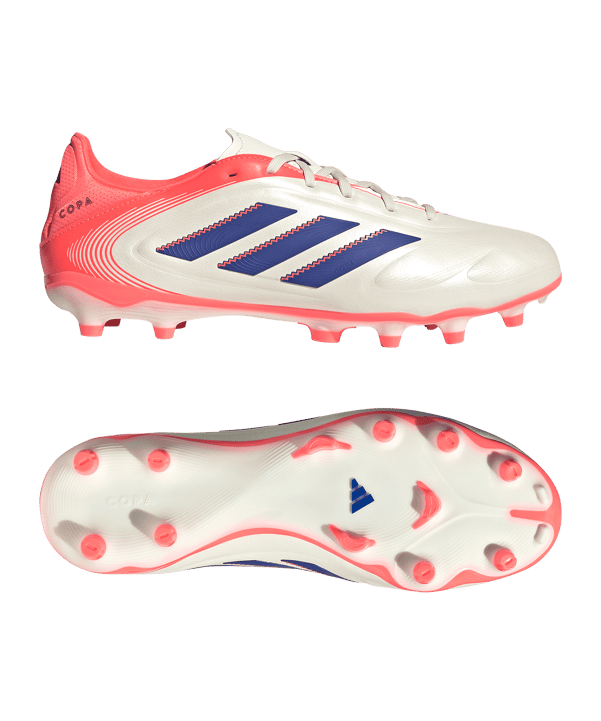 adidas Copa Pure III League FG/MG Coral Blaze Weiß - weiss