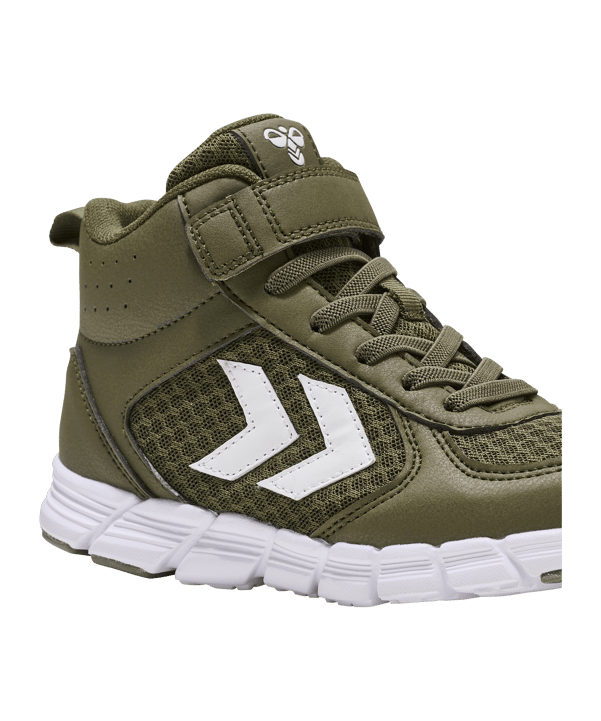Hummel Speed Mid Sneaker Kids Grün F6086 - gruen