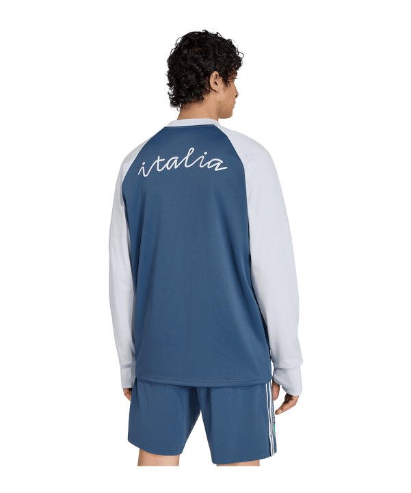 adidas FIGC Italien Prematch Sweatshirt WM 2026 Blau - blau