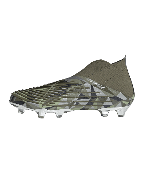 adidas Predator EDGE+ CRYSTAL FG Silber - gruen