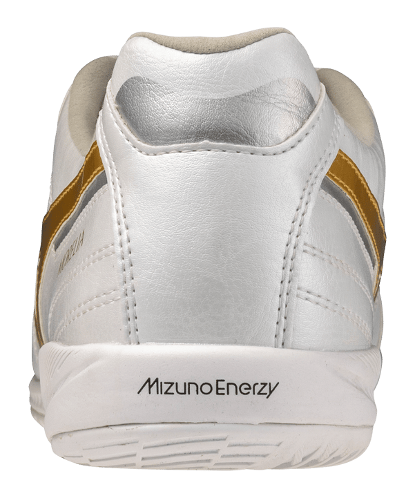 Mizuno Morelia Sala Pro IN Bright Gold Weiß F50 - weiss