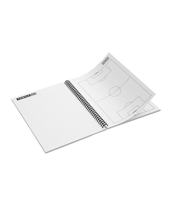 Cawila PRO 100 Blatt A6 Notebook Lehrblock Weiss - weiss