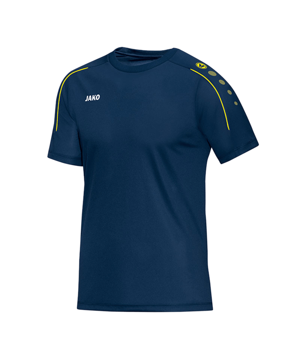 JAKO Classico T-Shirt Blau Gelb F42 - blau
