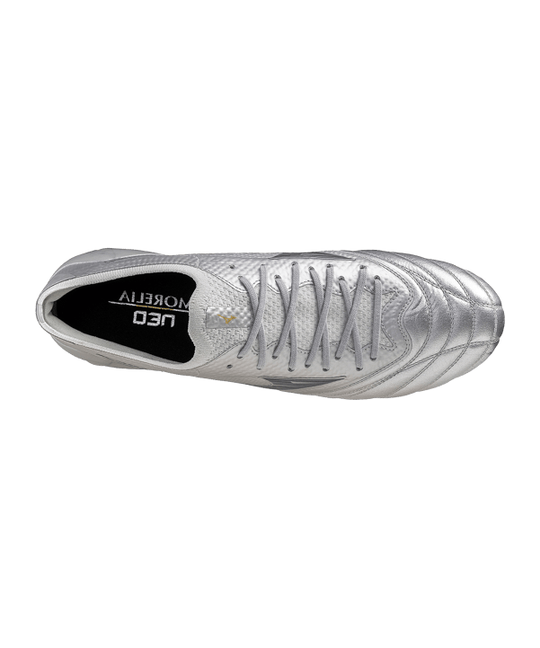 Mizuno Morelia Neo Beta Elite FG Platinum Silver Silber F04 - silber