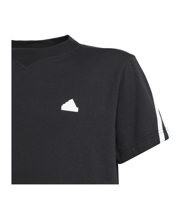 adidas Future Icons 3-Stripes Tee Black - schwarz