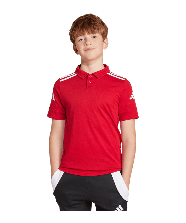 adidas Squadra 25 Polo Kids Rot - rot
