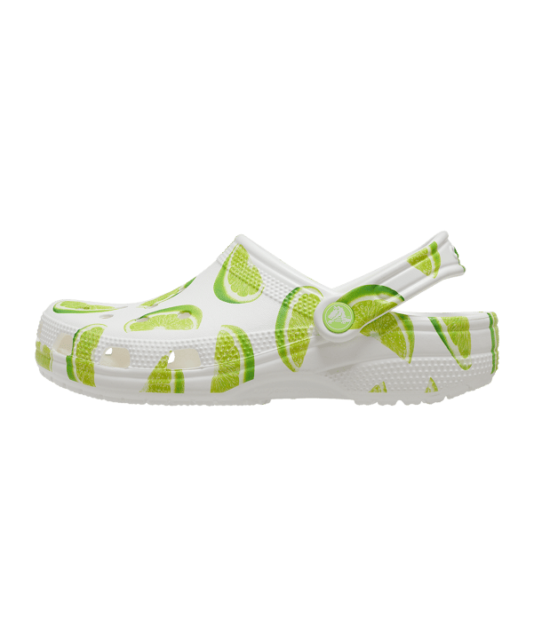 Crocs Classics Fresh Fruits Clog Badelatsche Grün - gruen