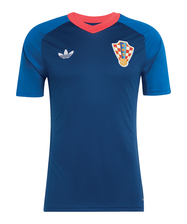 adidas Croazia Pre-Match Maglietta Away 2026 Blu - blu