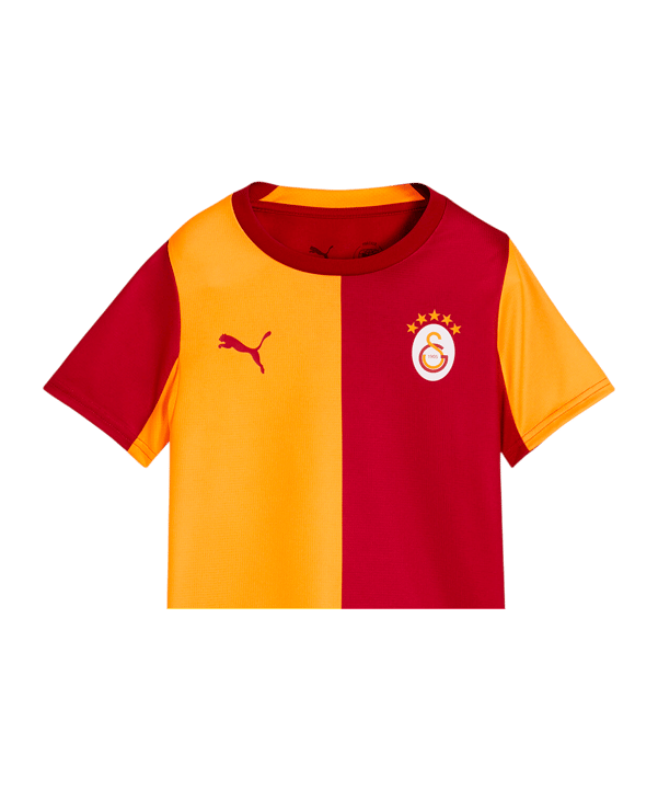 PUMA Galatasaray Istanbul Trikot Set Home Kids Rot F01 - rot