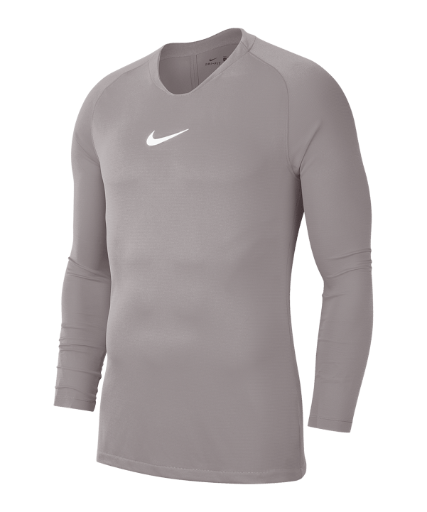 Nike Park First Layer Top langarm Grau F057 - grau