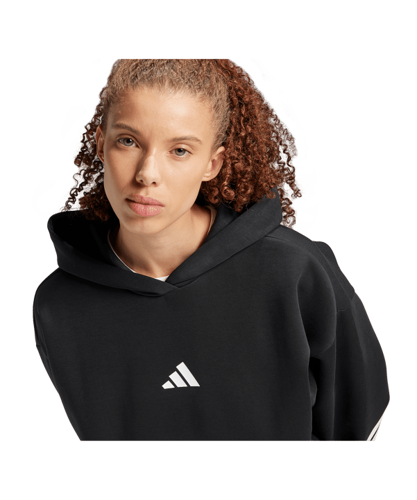 adidas Future Icons 3S Hoody Damen Schwarz - schwarz