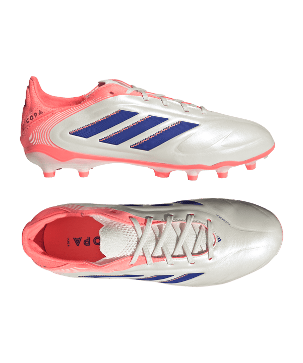 adidas Copa Pure III Elite FG/MG Coral Blaze Kids Weiß - weiss