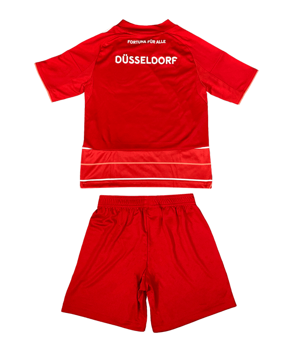 adidas Fortuna Düsseldorf Trikot Set Heim 2025/2026 Kids Rot - rot