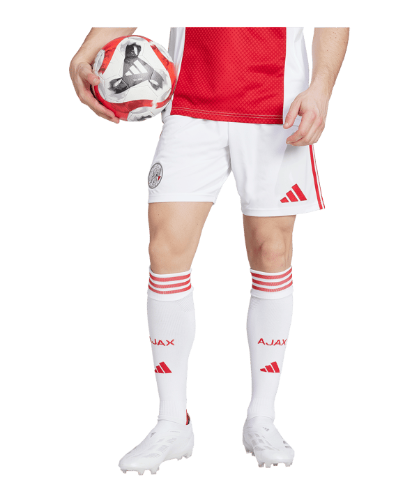 adidas Ajax Amsterdam Short Home 2025/2026 Weiß - weiss