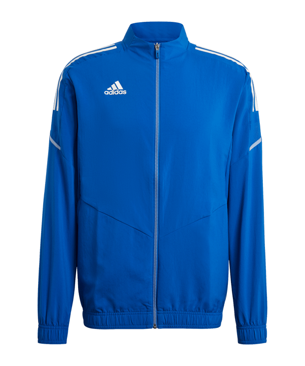 adidas Condivo 21 Präsentationsjacke Blau Weiss - blau