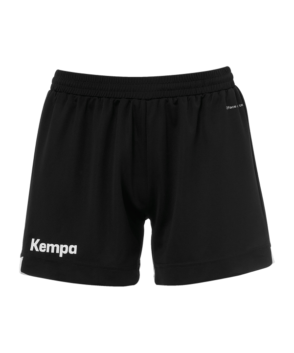 Kempa Player Short Damen Schwarz Weiss F01