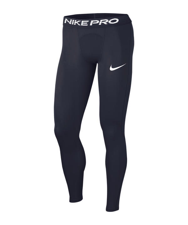 Nike Pro Tight lang Blau F452 - blau