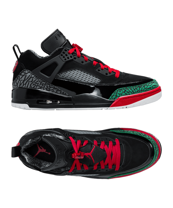 Jordan Spizike Low Schwarz F060 - schwarz