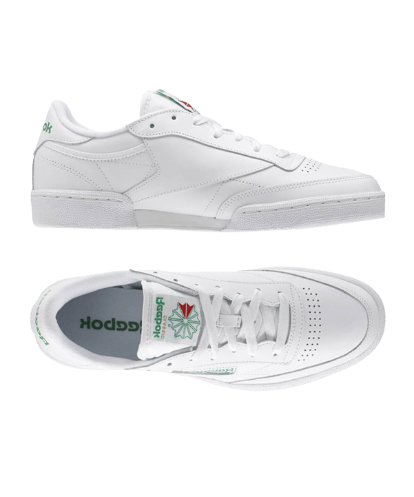 Reebok Club C 85 Weiss Grün Rot - weiss